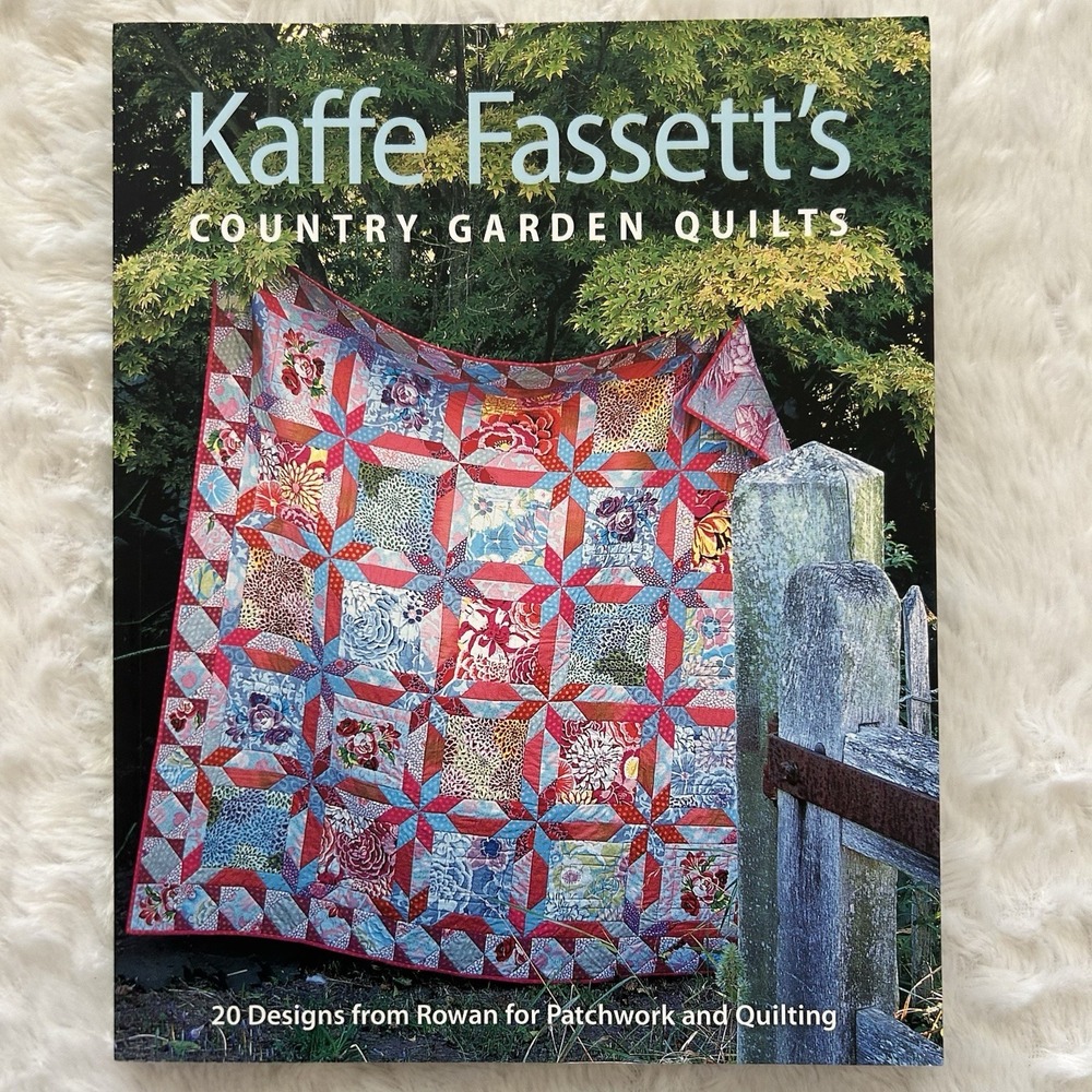 Lot of 5‎ Quilting Books by KAFFE FASSETT Patchwork Quilt Pillows Country Garden - Picture 4 of 13
